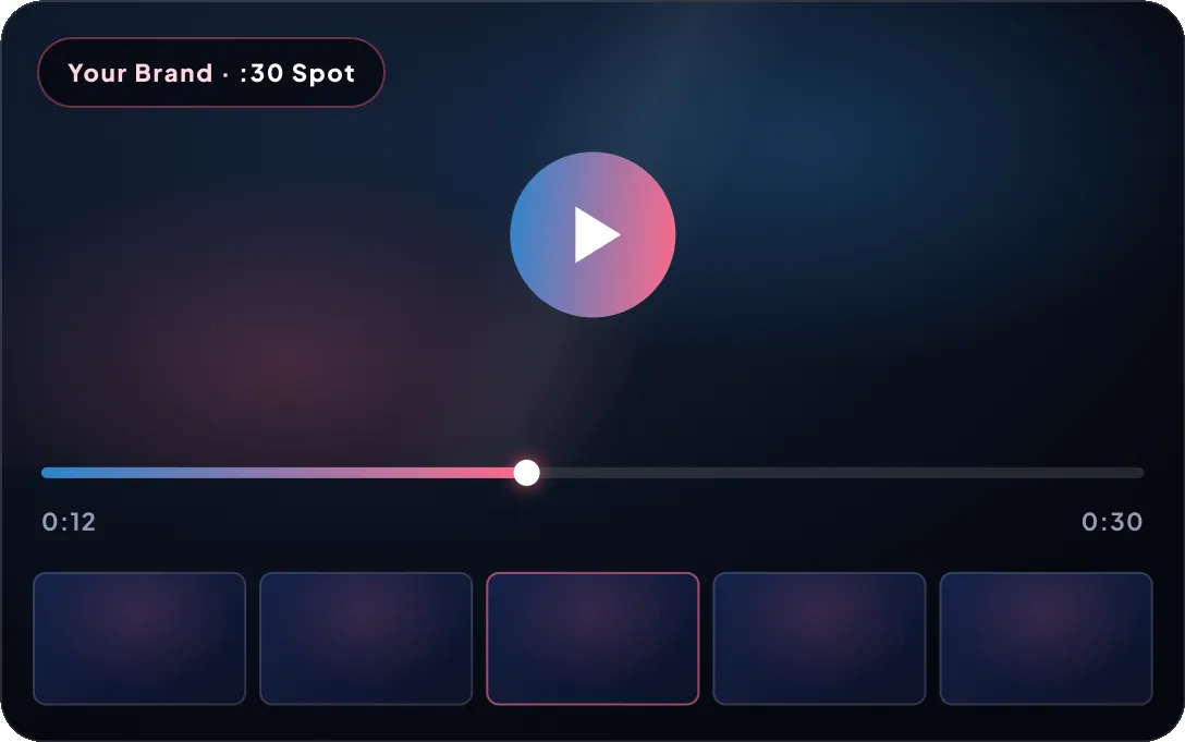 Conceptual visualization of programmatic video advertising and audience engagement